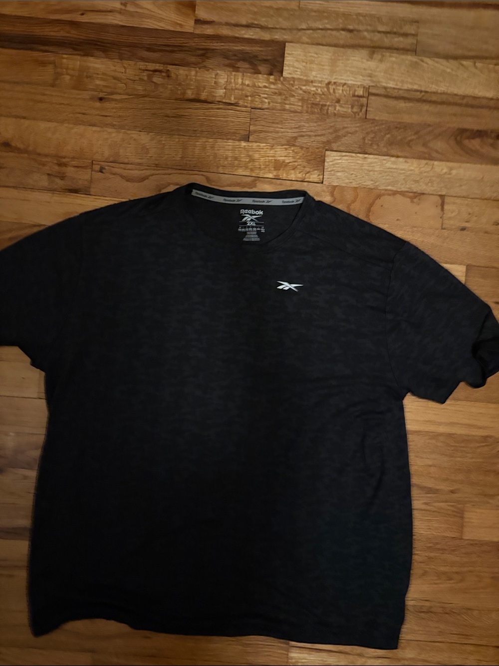 Reebok Men’s Dark Heather Black Short Sleeve Tee